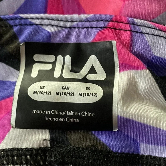 UNDER ARMOUR 90 DEGREE FILA EUC GIRLS LEGGINGS TOP SHIRT SUMMER SIZE M 10 12 - Picture 5 of 11